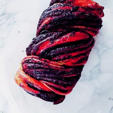 pumpkin chocolate babka