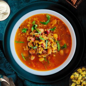 mixed sprouts curry