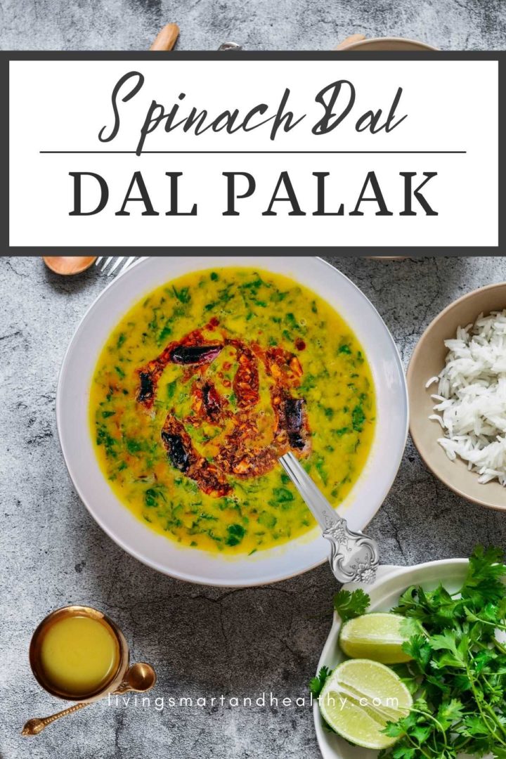 instant pot spinach dal (dal palak recipe)