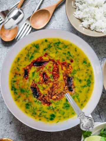 spinach dal instant pot