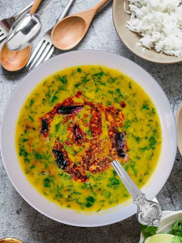 Easy Instant Pot Spinach Dal