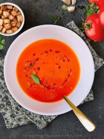 roasted red pepper tomato soup