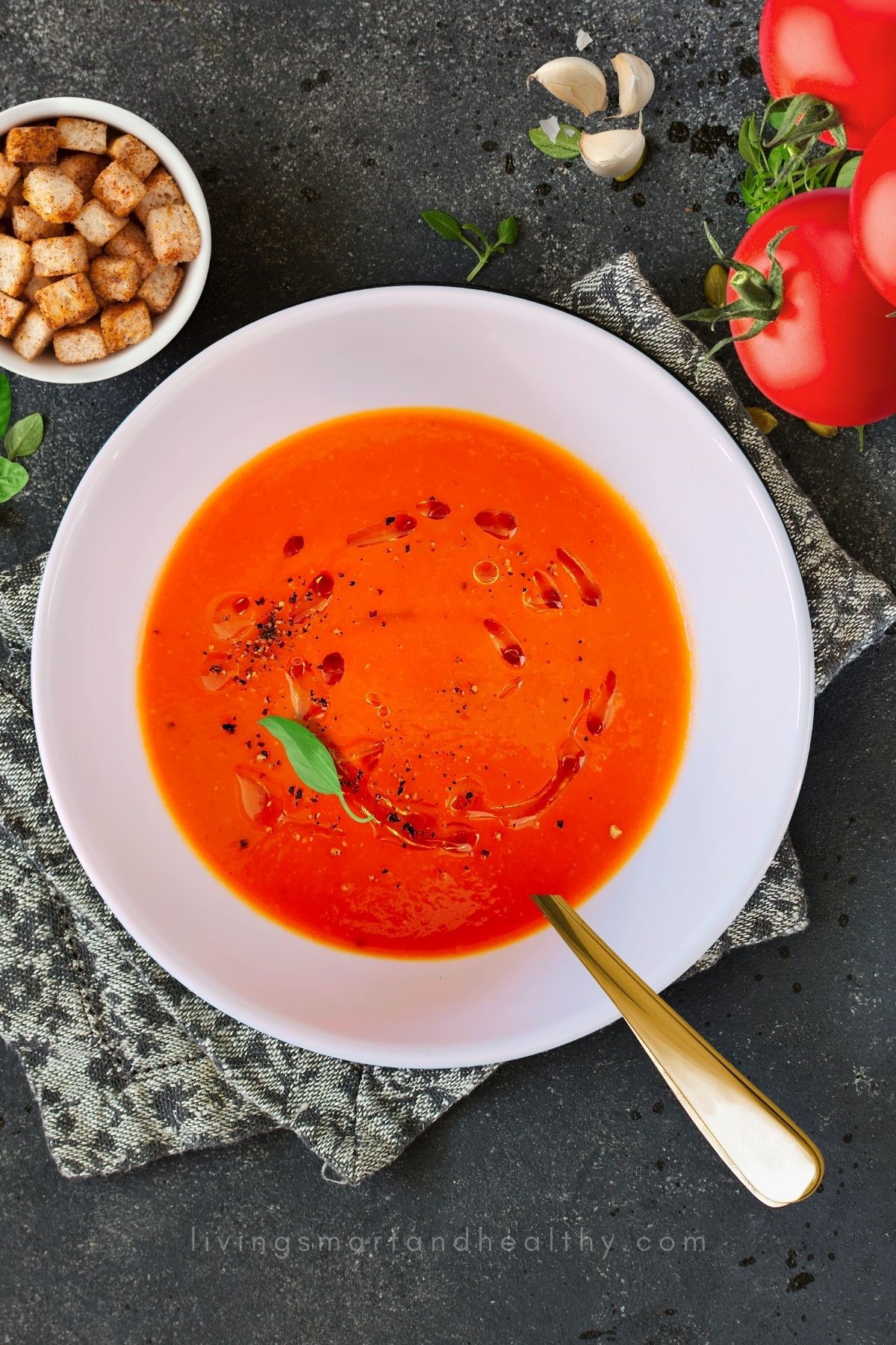 roasted red pepper tomato soup