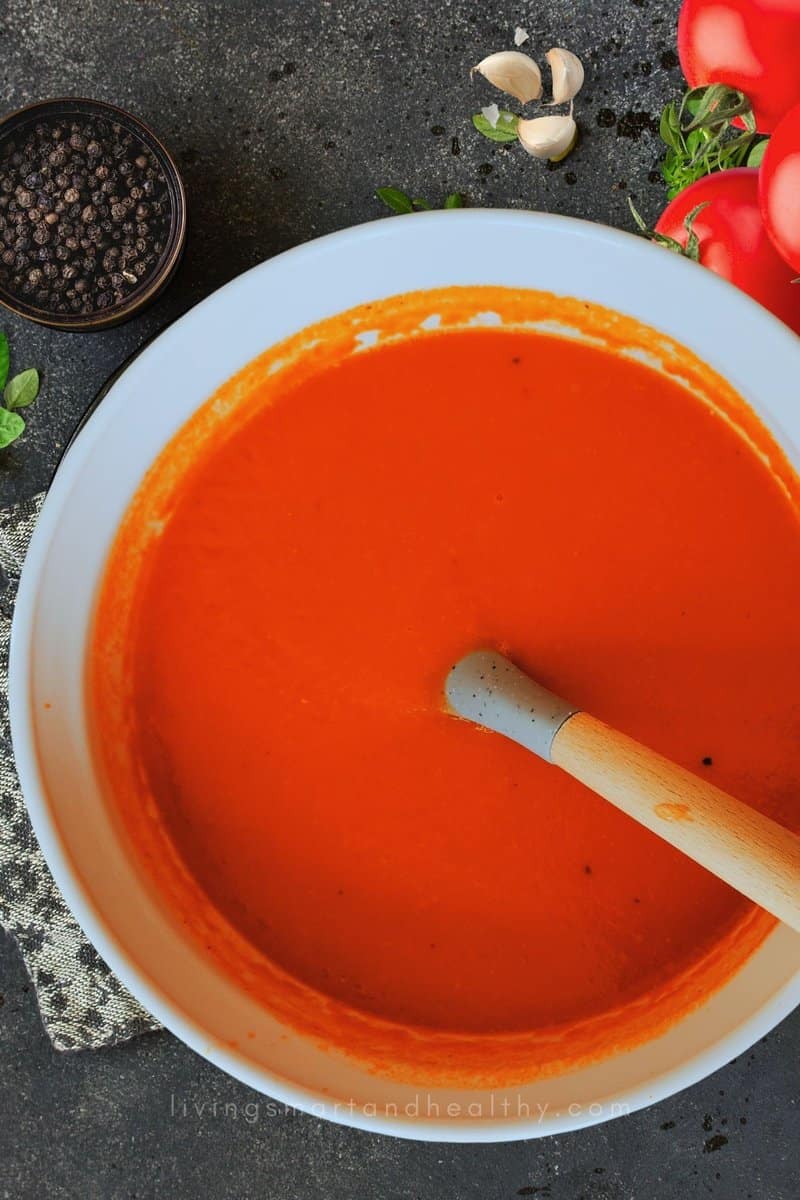 roasted red pepper tomato soup