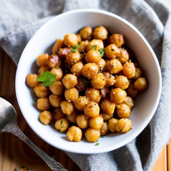 air fried chickpeas