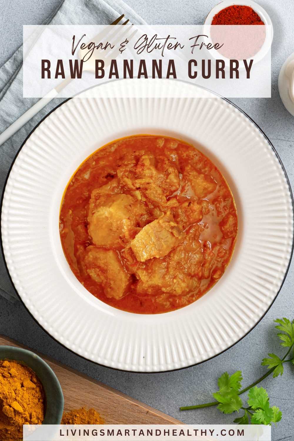 Kacche Kele Ki Sabji | Raw Banana Curry | Plantain Recipes - Living ...