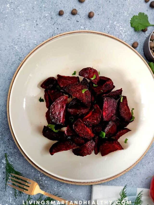 fresh beets in an air fryer