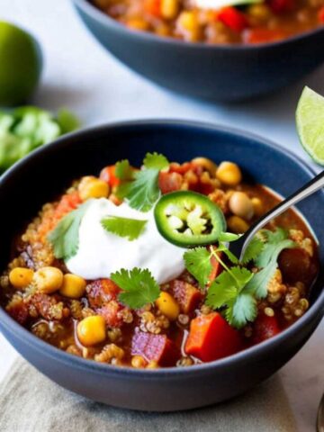vegetarian quinoa chili