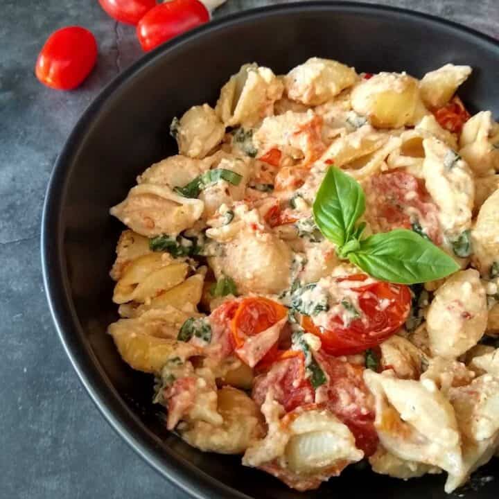 pasta with feta cheese