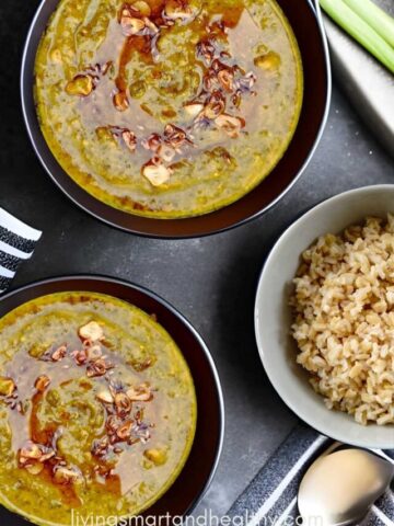 dal with spinach