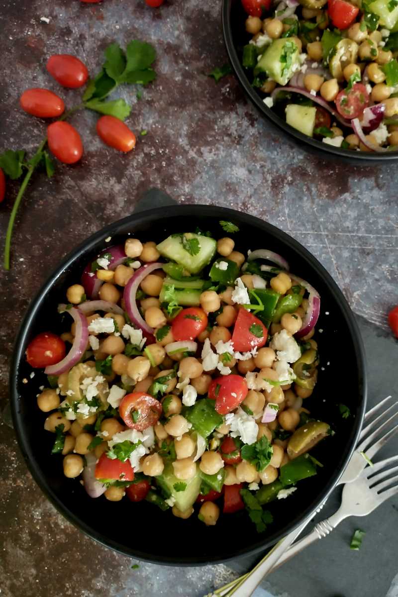 chickpea salad mediterranean