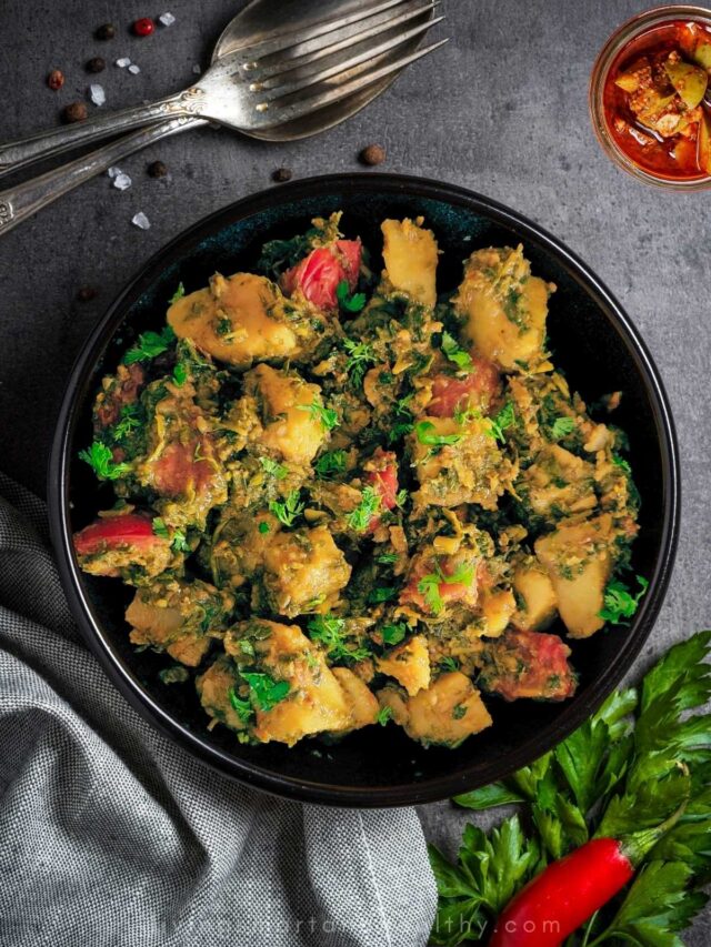 Aloo Methi How To Make Sindhi Aloo Methi