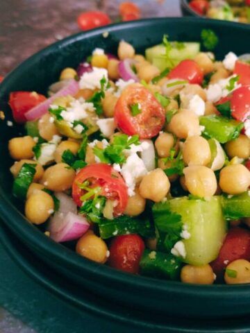 mediterranean chickpeas salad