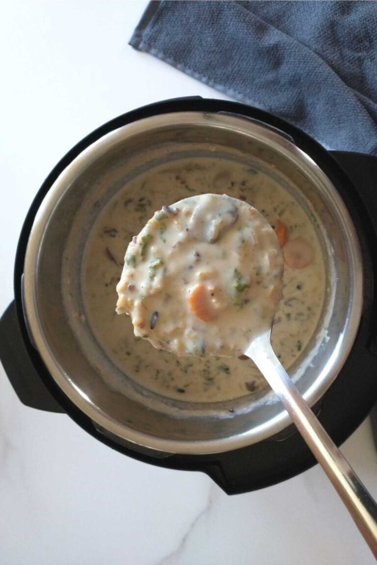 Creamy Wild Rice Mushroom Soup Instant Pot & Stovetop Living Smart And Healthy