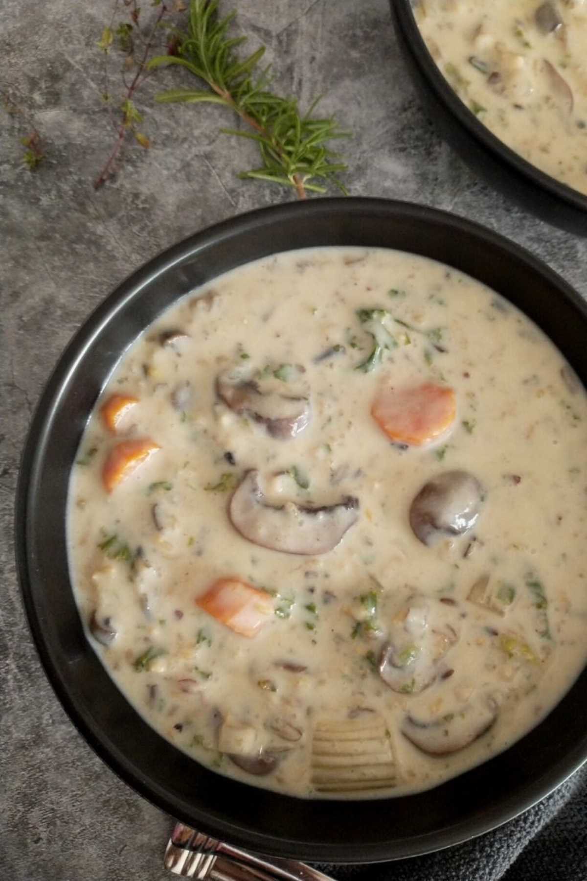 wild rice soup mushroom