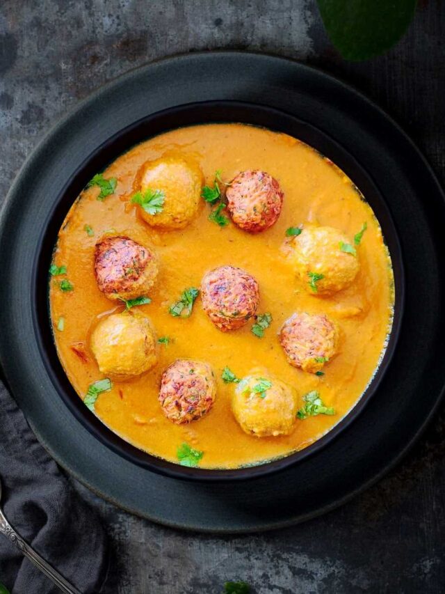 Indian Zucchini Dumplings Curry