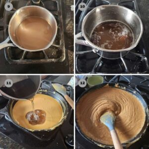 making sugar syrup for besan burfi