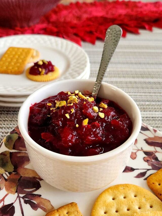 Apple Cranberry Chutney Recipe