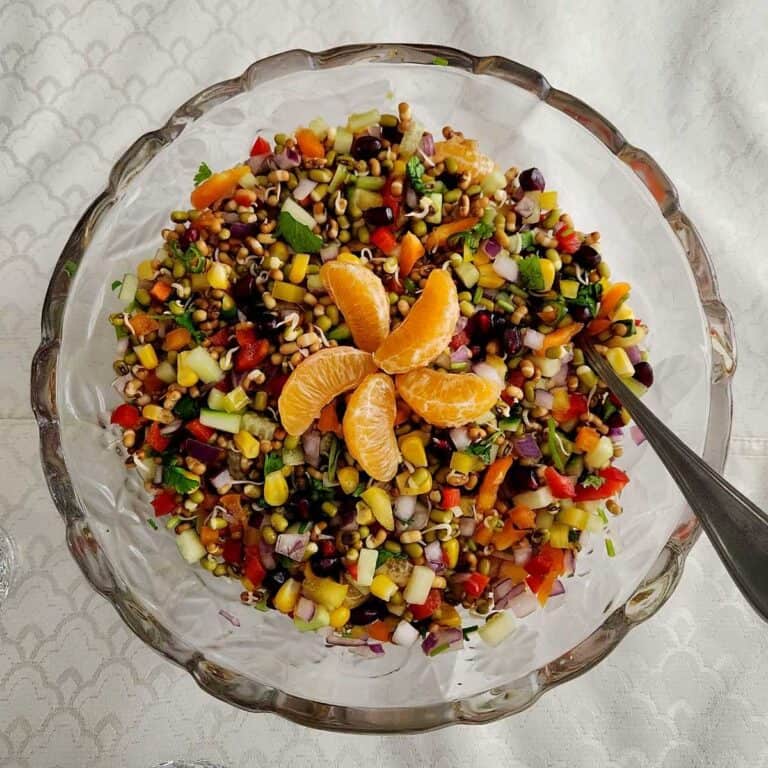 Sprouts Salad Recipe - Living Smart And Healthy