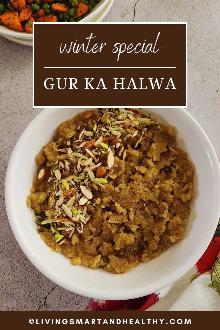 Gur Ka Halwa Recipe Sooji Halwa with Jaggery Living Smart And Healthy