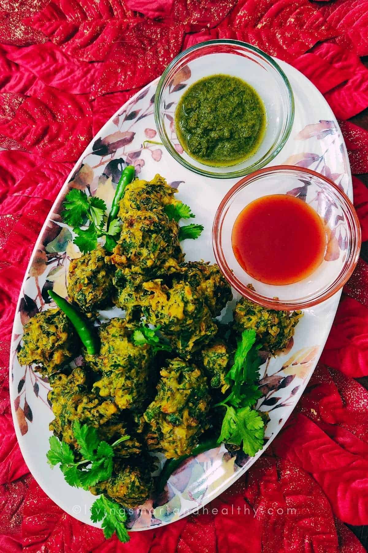 fenugreek leaves pakoda