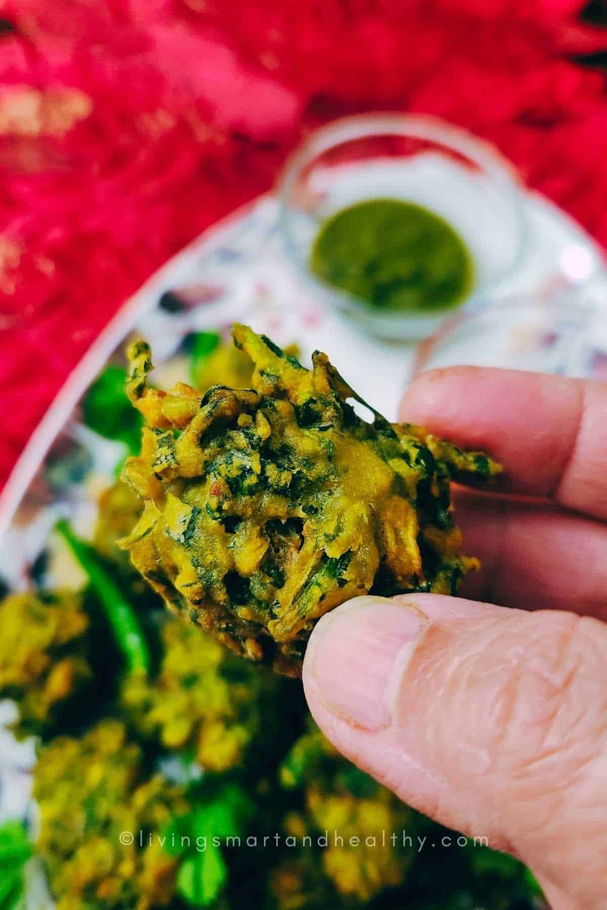 methi bhajiya