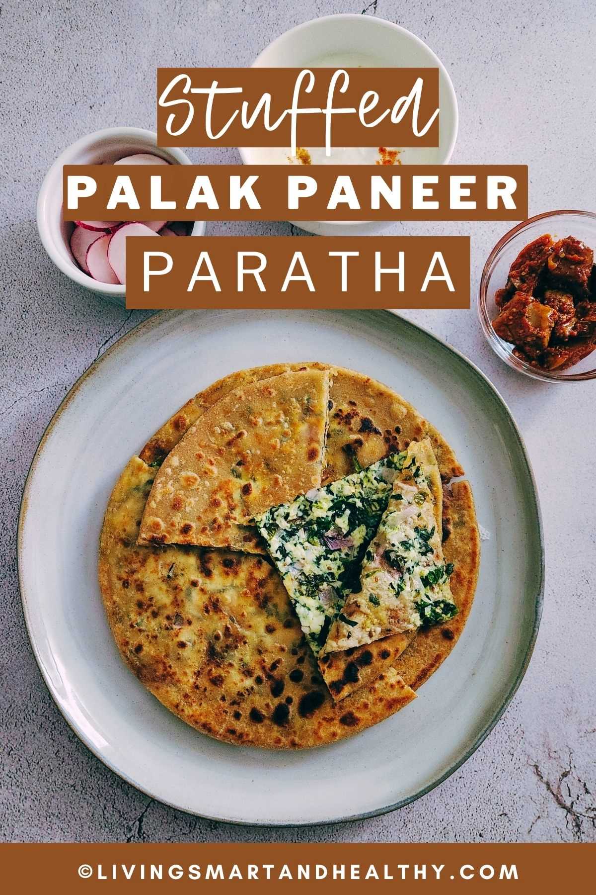 palak paneer paratha recipe