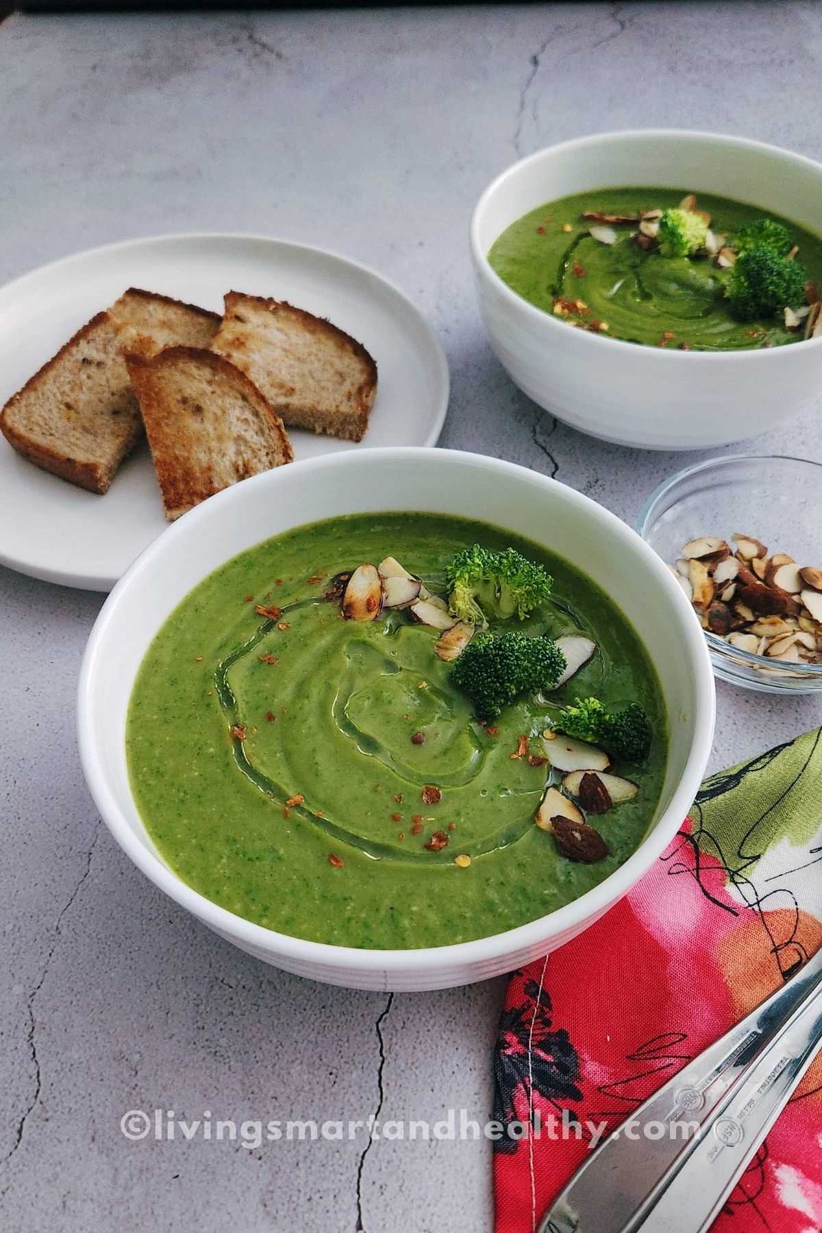 broccoli cream soup vegetarian