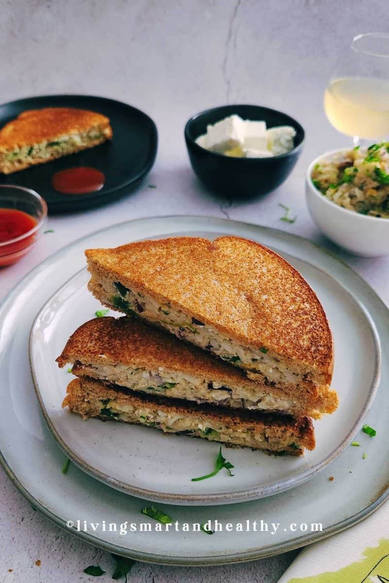 grilled paneer sandwich