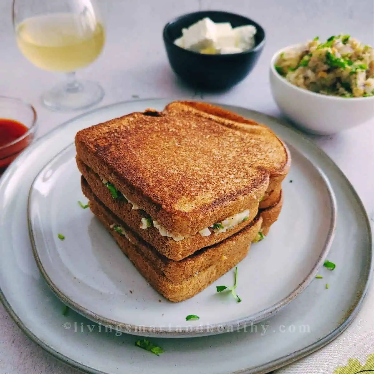 recipe of paneer sandwich
