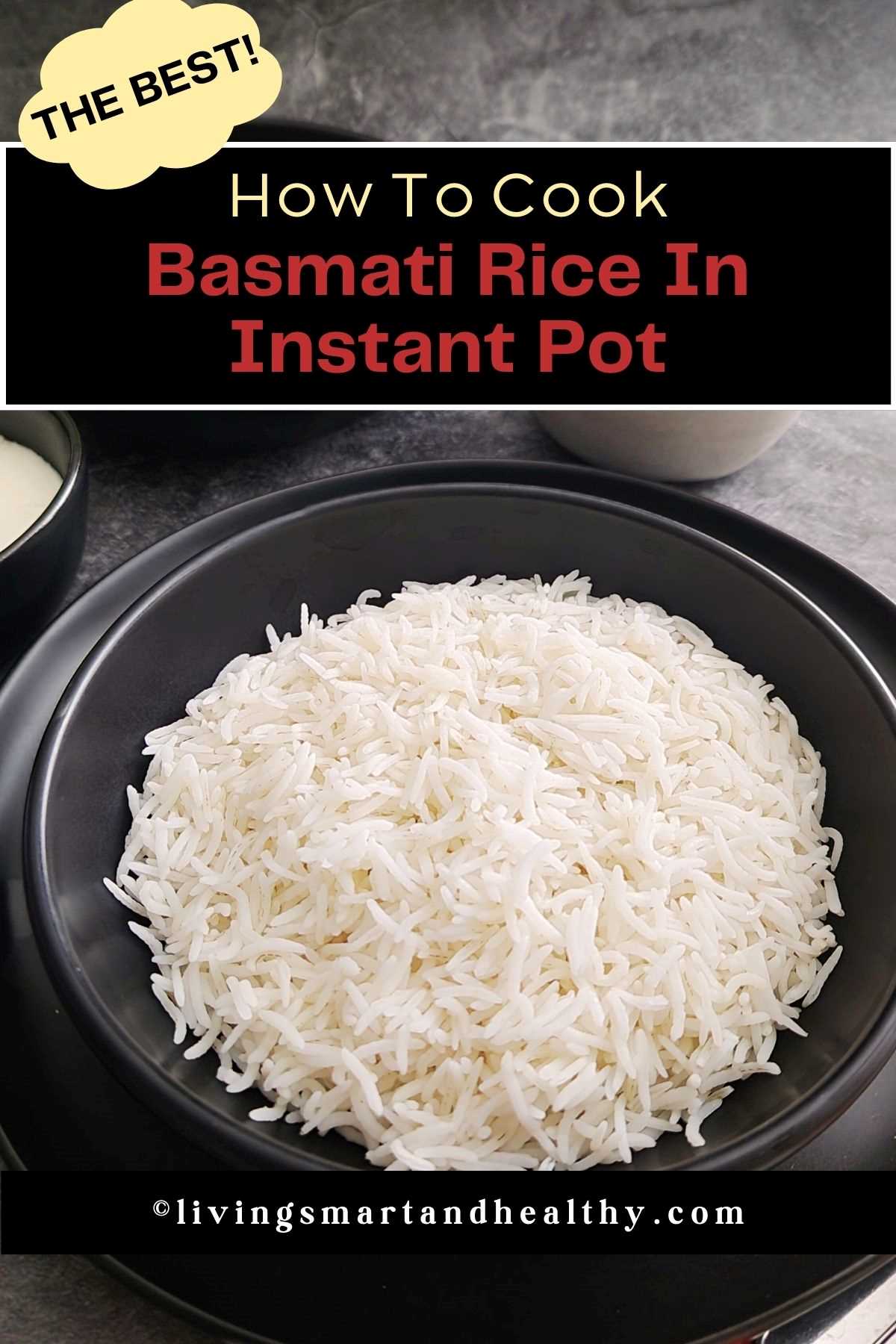 instant pot basmati rice water ratio