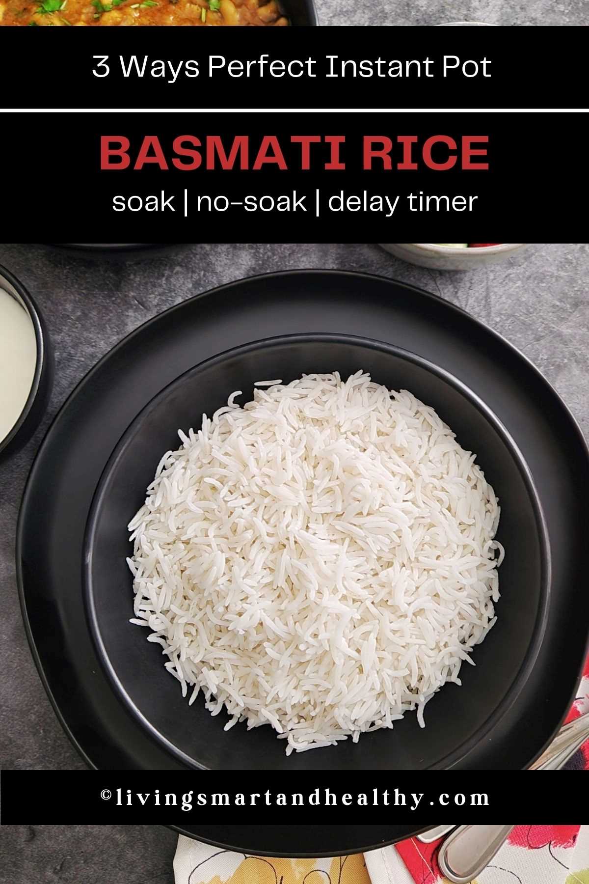 best instant pot basmati rice