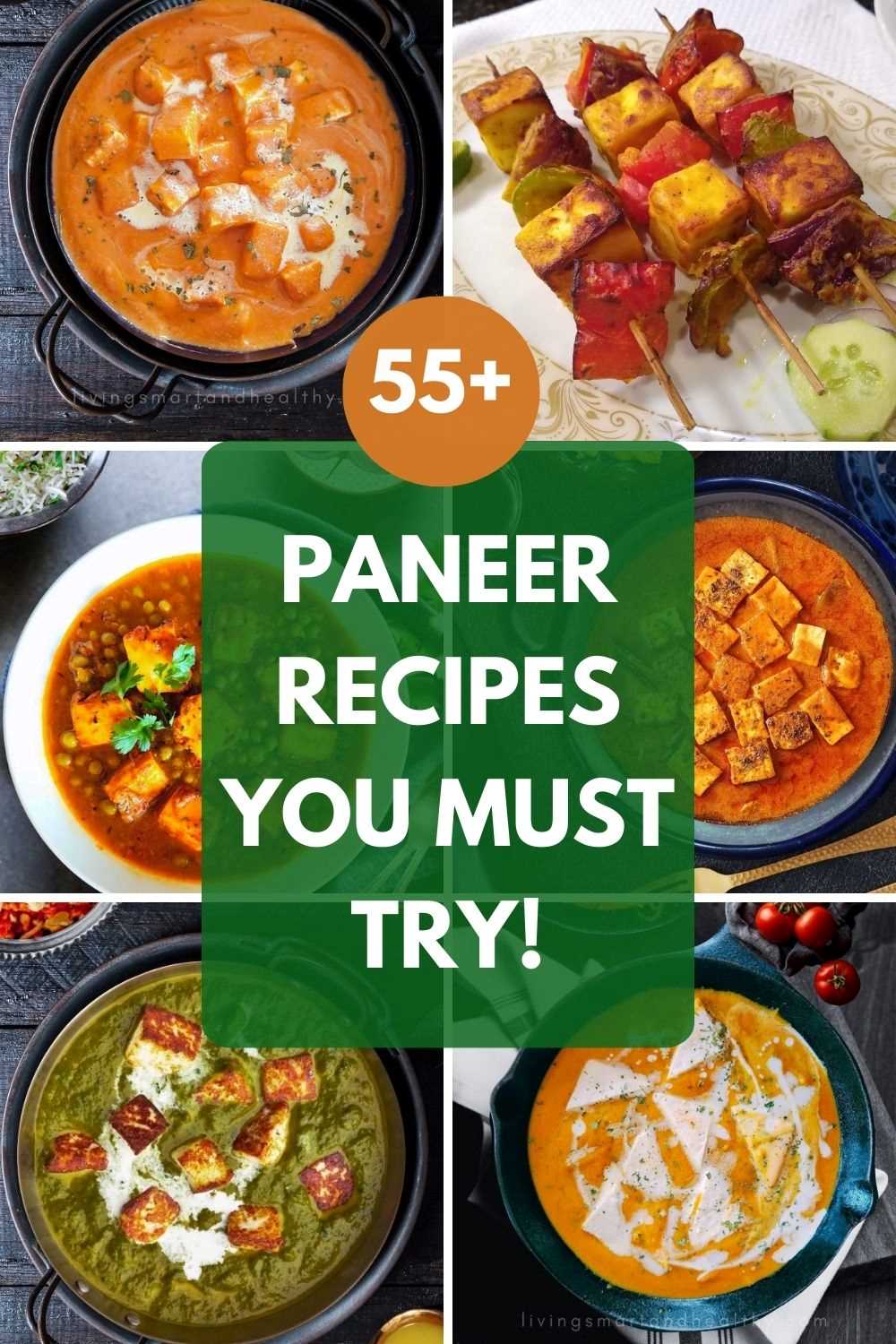 recipes with paneer