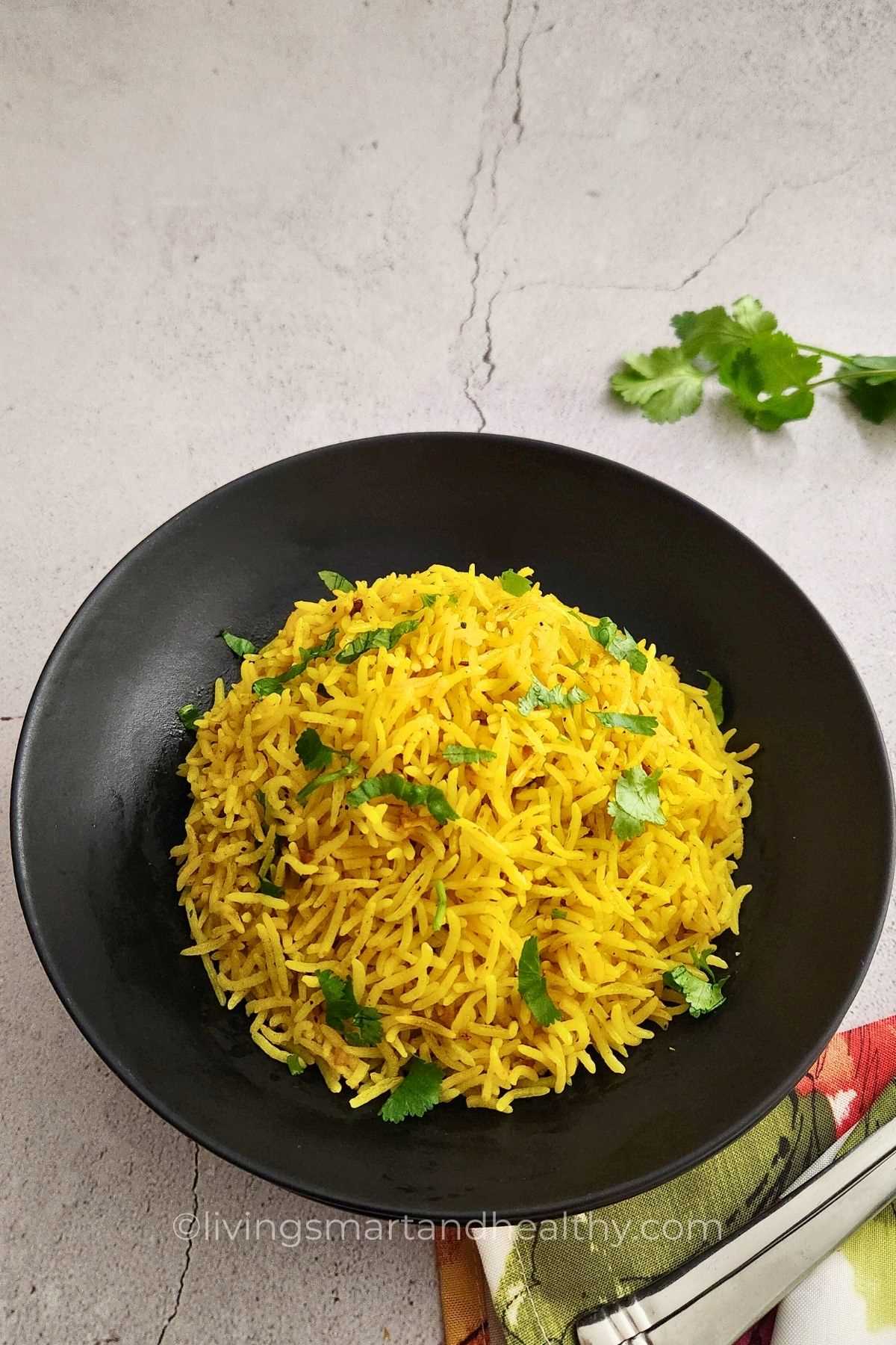 recipe for turmeric rice