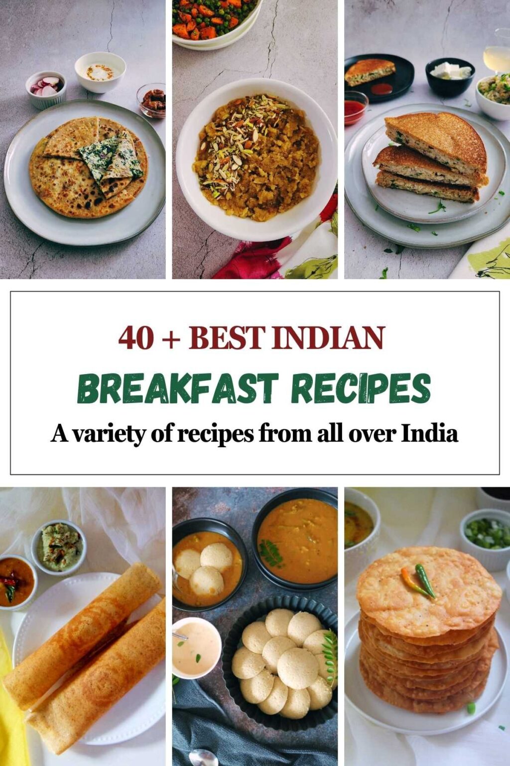 40+ Indian Breakfast Recipes | Easy Breakfast Recipes Indian - Living