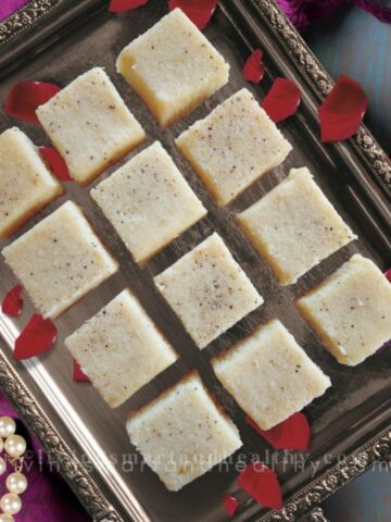 coconut burfi recipe