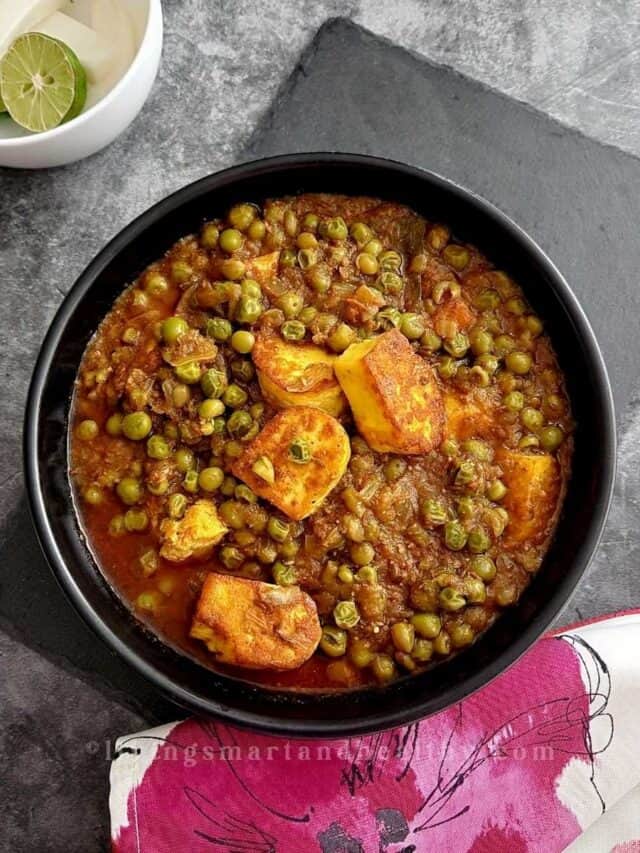 Aloo Gobi Matar [Spiced Potato Cauliflower Peas] - Living Smart And Healthy