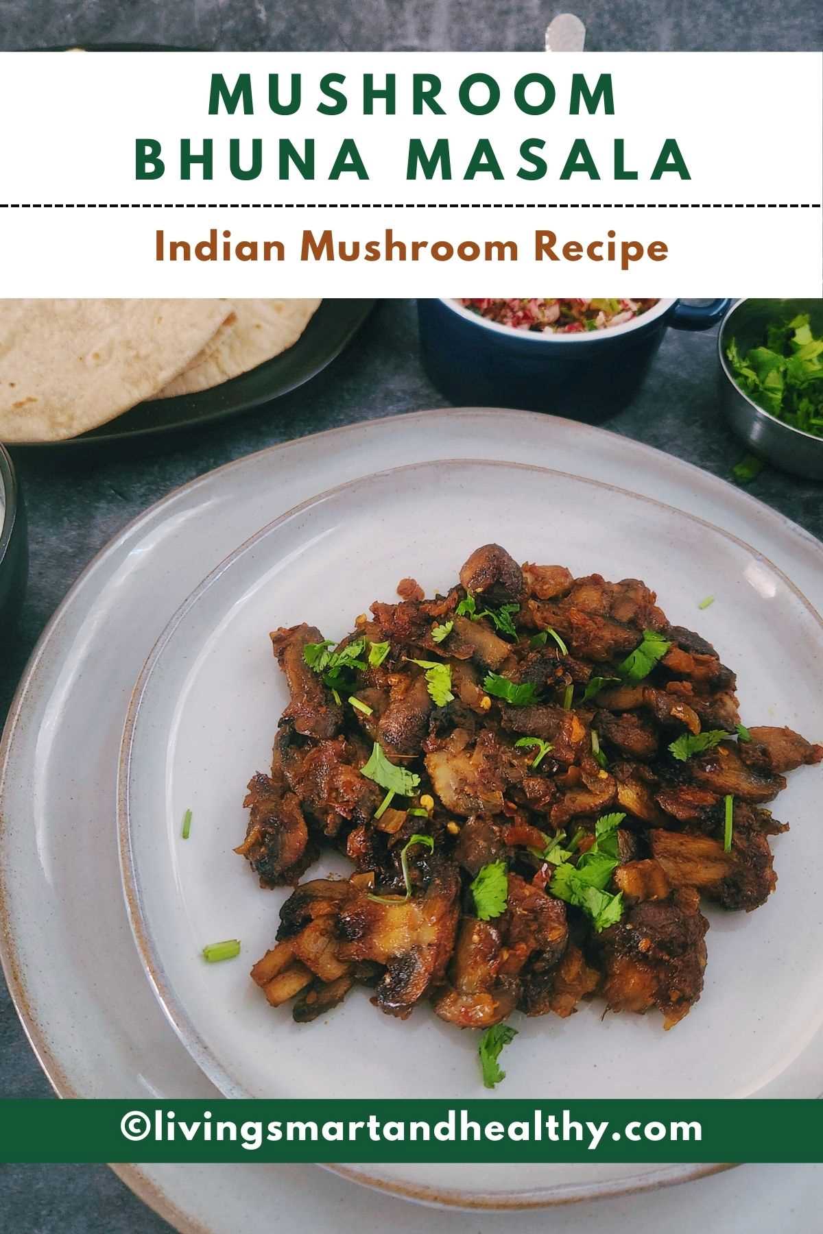 mushroom bhuna masala