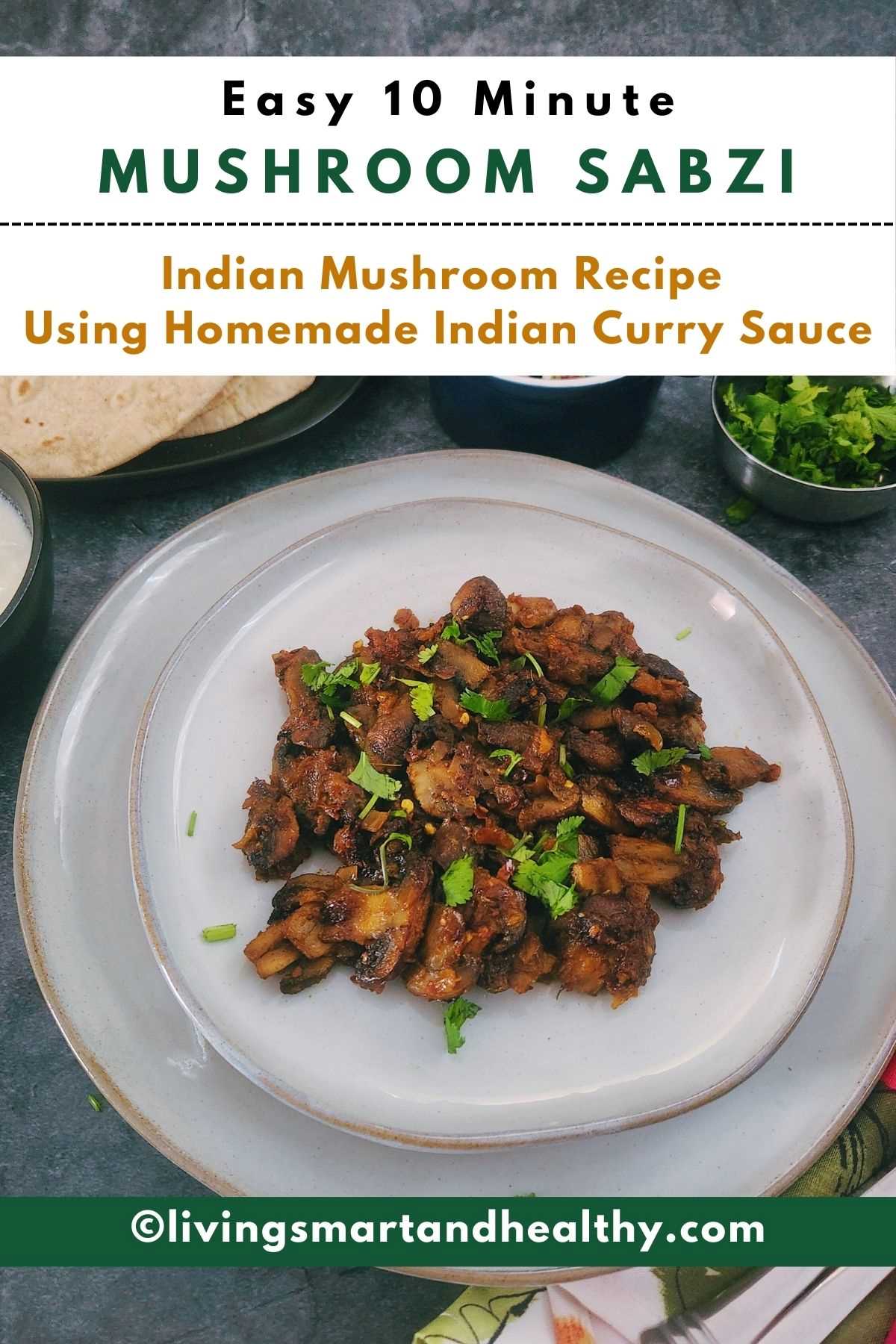 indian mushroom recipe