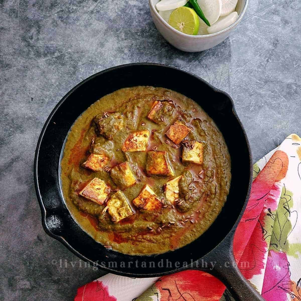 instant pot palak paneer recipe