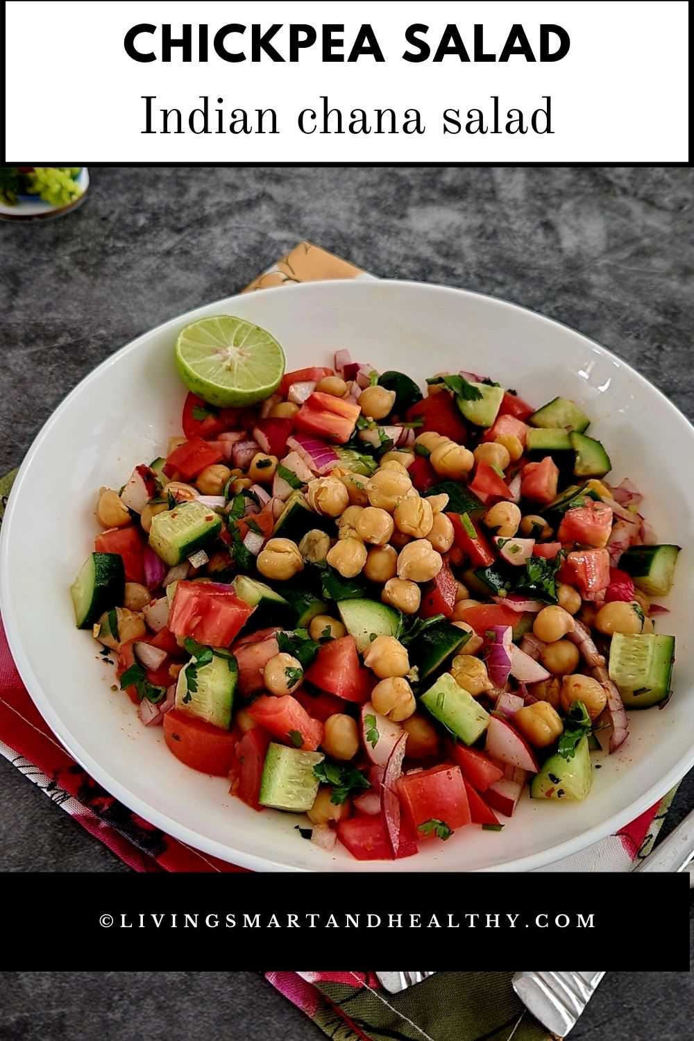 chickpeas in a salad