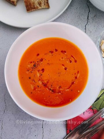 roasted red pepper soup