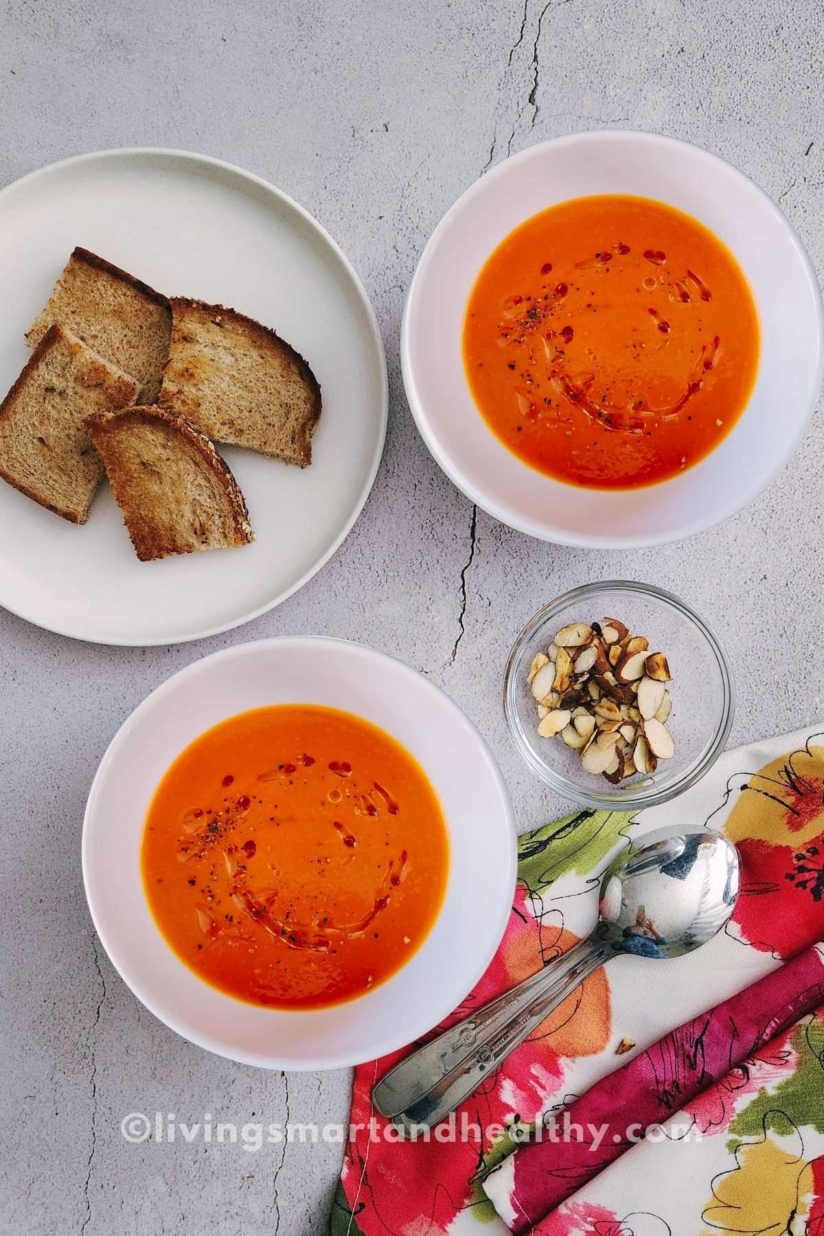 tomato and red pepper soup