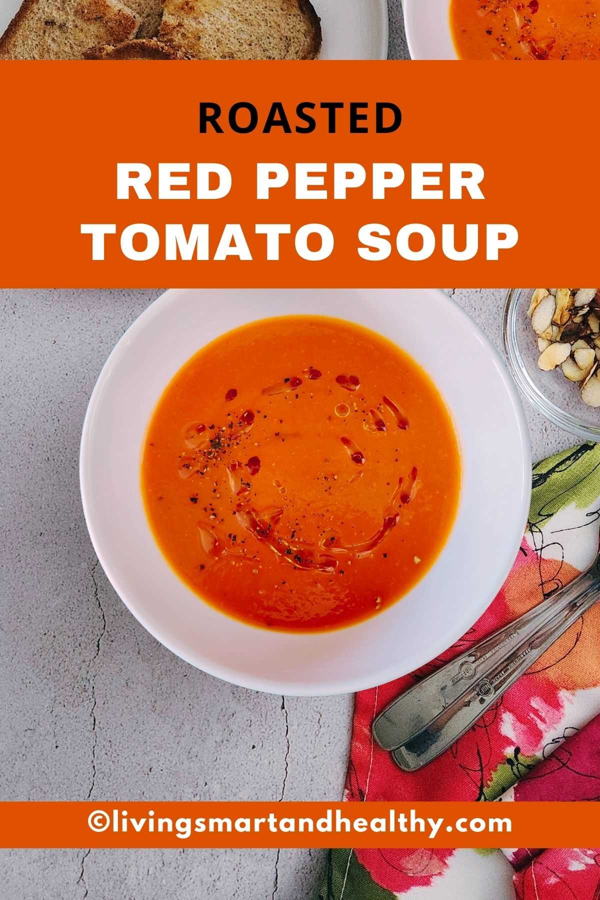 roasted pepper tomato soup
