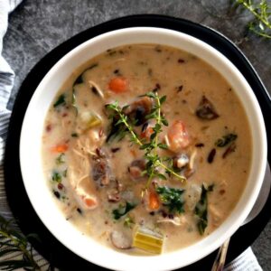 wild rice soup with chicken