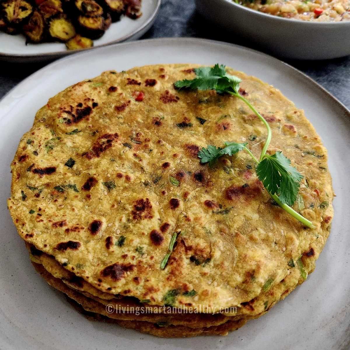 lauki paratha ready to be enjoyed