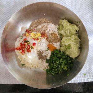 add all the ingredients in a bowl