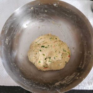 knead the dough for lauki paratha