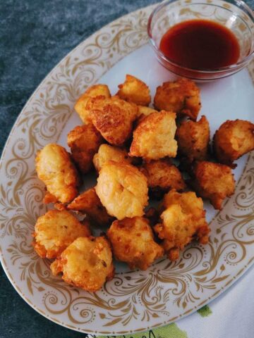 chawal ke pakode