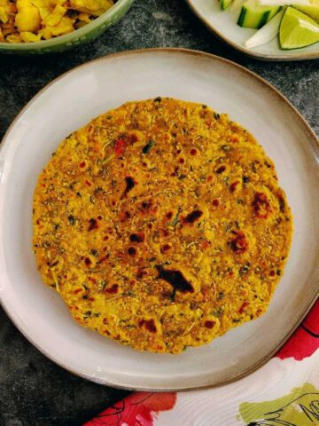 zucchini paratha